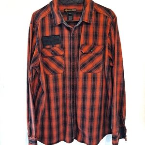 Harley Davidson Flannel Shirt Mens (XL)